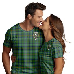 ScotsTee Shop Scottish Cranstoun Clan Crest Tartan T Shirt for Family Tartan Matching Family T Shirts