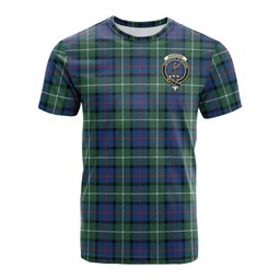 ScotsTee Shop Scottish Davidson of Tulloch Clan Crest Tartan T Shirt for Family Tartan Matching Family T Shirts