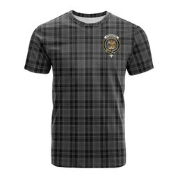 ScotsTee Shop Scottish Drummond Grey Clan Crest Tartan T Shirt for Family Tartan Matching Family T Shirts
