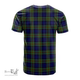 ScotsTee Shop Scottish Colquhoun Modern Clan Crest Tartan T Shirt for Family Tartan Matching Family T Shirts