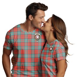 ScotsTee Shop Scottish Dunbar Ancient Clan Crest Tartan T Shirt for Family Tartan Matching Family T Shirts