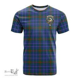 ScotsTee Shop Scottish Edmonstone Clan Crest Tartan T Shirt for Family Tartan Matching Family T Shirts