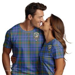ScotsTee Shop Scottish Edmonstone Clan Crest Tartan T Shirt for Family Tartan Matching Family T Shirts