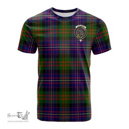 ScotsTee Shop Scottish Chalmers Modern Clan Crest Tartan T Shirt for Family Tartan Matching Family T Shirts