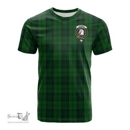 ScotsTee Shop Scottish Dunbar Hunting Clan Crest Tartan T Shirt for Family Tartan Matching Family T Shirts