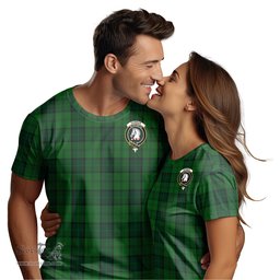 ScotsTee Shop Scottish Dunbar Hunting Clan Crest Tartan T Shirt for Family Tartan Matching Family T Shirts