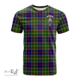 ScotsTee Shop Scottish Dalrymple Clan Crest Tartan T Shirt for Family Tartan Matching Family T Shirts
