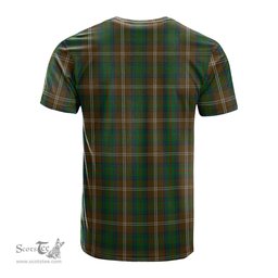 ScotsTee Shop Scottish Chisholm Hunting Clan Crest Tartan T Shirt for Family Tartan Matching Family T Shirts