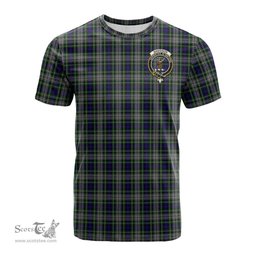 ScotsTee Shop Scottish Davidson of Tulloch Dress Clan Crest Tartan T Shirt for Family Tartan Matching Family T Shirts