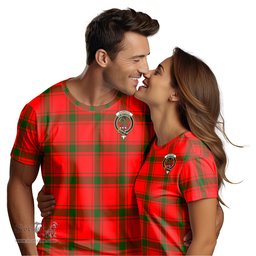 ScotsTee Shop Scottish Darroch Clan Crest Tartan T Shirt for Family Tartan Matching Family T Shirts