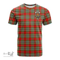 ScotsTee Shop Scottish Chattan Clan Crest Tartan T Shirt for Family Tartan Matching Family T Shirts
