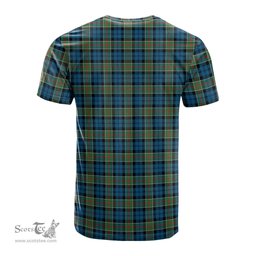 ScotsTee Shop Scottish Colquhoun Ancient Clan Crest Tartan T Shirt for Family Tartan Matching Family T Shirts