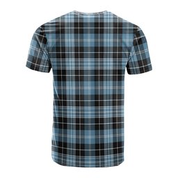 ScotsTee Shop Scottish Clark (Lion) Ancient Clan Crest Tartan T Shirt for Family Tartan Matching Family T Shirts