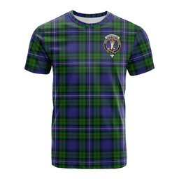 ScotsTee Shop Scottish Donnachaidh Clan Crest Tartan T Shirt for Family Tartan Matching Family T Shirts
