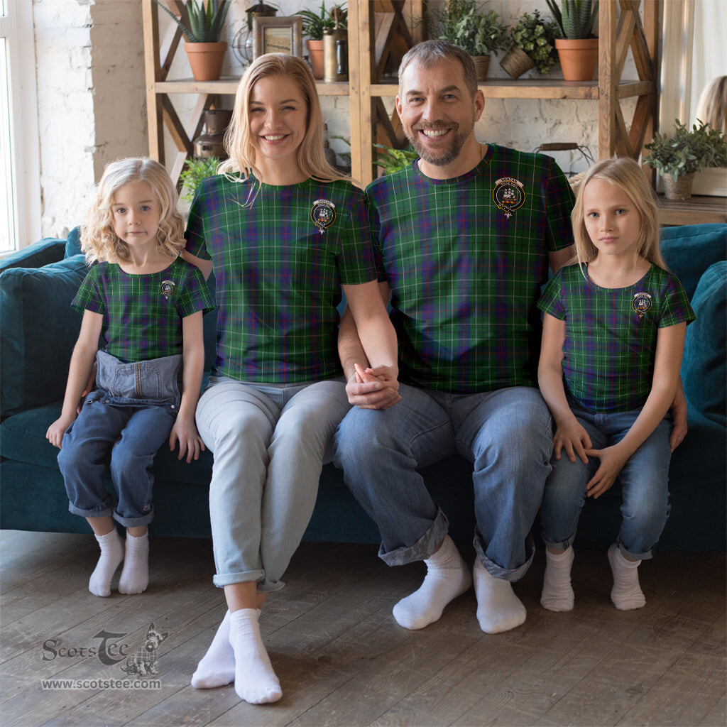 ScotsTee Shop Scottish Duncan Clan Crest Tartan T Shirt for Family Tartan Matching Family T Shirts