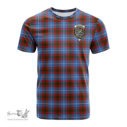ScotsTee Shop Scottish Crichton Clan Crest Tartan T Shirt for Family Tartan Matching Family T Shirts