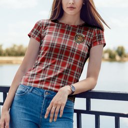 ScotsTee Shop Scottish Drummond of Perth Dress Clan Crest Tartan T Shirt for Family Tartan Matching Family T Shirts