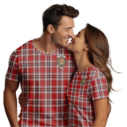 ScotsTee Shop Scottish Drummond of Perth Dress Clan Crest Tartan T Shirt for Family Tartan Matching Family T Shirts