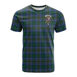 ScotsTee Shop Scottish Cockburn Ancient Clan Crest Tartan T Shirt for Family Tartan Matching Family T Shirts