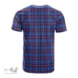 ScotsTee Shop Scottish Elliot Modern Clan Crest Tartan T Shirt for Family Tartan Matching Family T Shirts