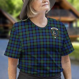 ScotsTee Shop Scottish Fletcher Ancient Clan Crest Tartan T Shirt for Family Tartan Matching Family T Shirts