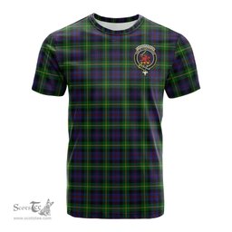 ScotsTee Shop Scottish Farquharson Clan Crest Tartan T Shirt for Family Tartan Matching Family T Shirts