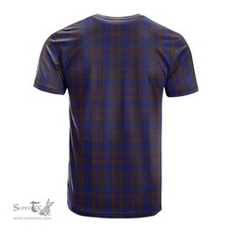 ScotsTee Shop Scottish Elliot Clan Crest Tartan T Shirt for Family Tartan Matching Family T Shirts