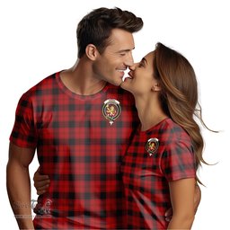 ScotsTee Shop Scottish Ewing Clan Crest Tartan T Shirt for Family Tartan Matching Family T Shirts