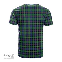 ScotsTee Shop Scottish Farquharson Ancient Clan Crest Tartan T Shirt for Family Tartan Matching Family T Shirts