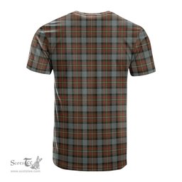 ScotsTee Shop Scottish Ferguson Weathered Clan Crest Tartan T Shirt for Family Tartan Matching Family T Shirts