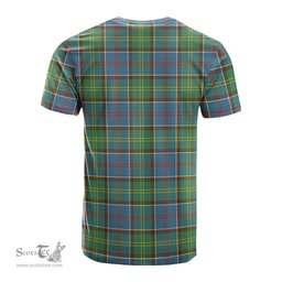 ScotsTee Shop Scottish Colville Clan Crest Tartan T Shirt for Family Tartan Matching Family T Shirts