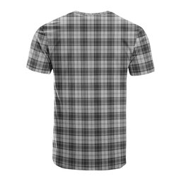 ScotsTee Shop Scottish Douglas Grey Modern Clan Crest Tartan T Shirt for Family Tartan Matching Family T Shirts