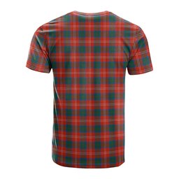 ScotsTee Shop Scottish Chisholm Ancient Clan Crest Tartan T Shirt for Family Tartan Matching Family T Shirts