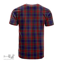ScotsTee Shop Scottish Clark Red Clan Crest Tartan T Shirt for Family Tartan Matching Family T Shirts