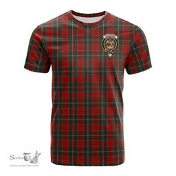 ScotsTee Shop Scottish Drummond Ancient Clan Crest Tartan T Shirt for Family Tartan Matching Family T Shirts