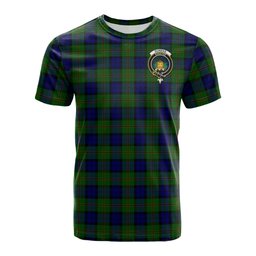 ScotsTee Shop Scottish Dundas Modern Clan Crest Tartan T Shirt for Family Tartan Matching Family T Shirts
