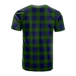 ScotsTee Shop Scottish Dundas Modern Clan Crest Tartan T Shirt for Family Tartan Matching Family T Shirts