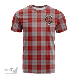 ScotsTee Shop Scottish Erskine Red Clan Crest Tartan T Shirt for Family Tartan Matching Family T Shirts