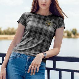 ScotsTee Shop Scottish Douglas Grey Clan Crest Tartan T Shirt for Family Tartan Matching Family T Shirts