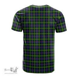 ScotsTee Shop Scottish Farquharson Modern Clan Crest Tartan T Shirt for Family Tartan Matching Family T Shirts