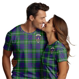 ScotsTee Shop Scottish MacIntyre Hunting Modern Clan Crest Tartan T Shirt for Family Tartan Matching Family T Shirts