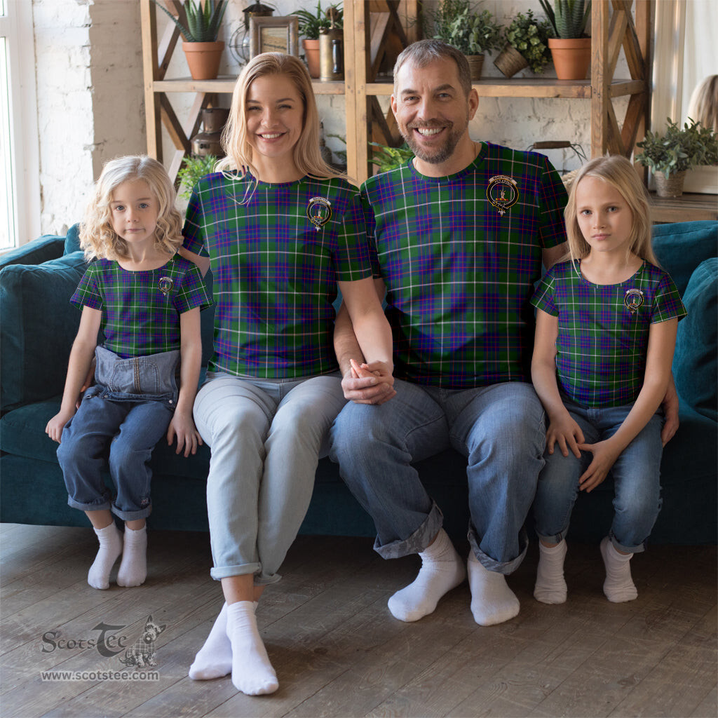 ScotsTee Shop Scottish MacIntyre Hunting Modern Clan Crest Tartan T Shirt for Family Tartan Matching Family T Shirts