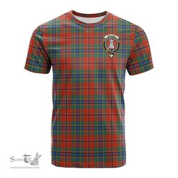 ScotsTee Shop Scottish MacLean of Duart Ancient Clan Crest Tartan T Shirt for Family Tartan Matching Family T Shirts