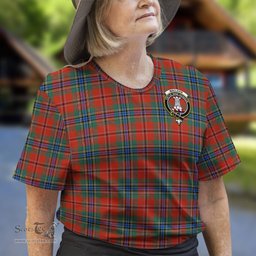 ScotsTee Shop Scottish MacLean of Duart Ancient Clan Crest Tartan T Shirt for Family Tartan Matching Family T Shirts