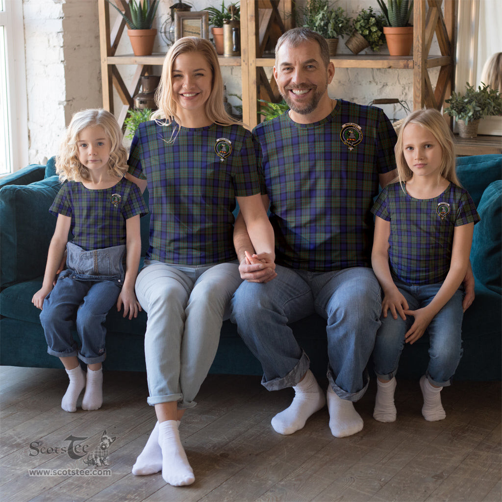 ScotsTee Shop Scottish MacLaren Clan Crest Tartan T Shirt for Family Tartan Matching Family T Shirts