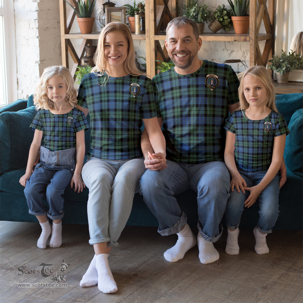 ScotsTee Shop Scottish MacKay Ancient Clan Crest Tartan T Shirt for Family Tartan Matching Family T Shirts