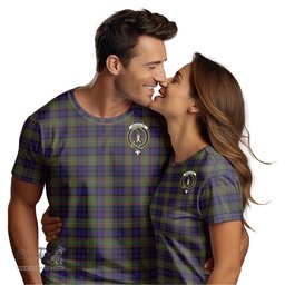 ScotsTee Shop Scottish MacLellan Clan Crest Tartan T Shirt for Family Tartan Matching Family T Shirts