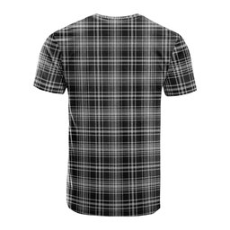 ScotsTee Shop Scottish MacLean Black and White Clan Crest Tartan T Shirt for Family Tartan Matching Family T Shirts
