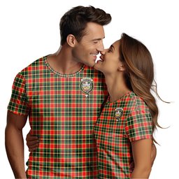 ScotsTee Shop Scottish MacLachlan Hunting Modern Clan Crest Tartan T Shirt for Family Tartan Matching Family T Shirts