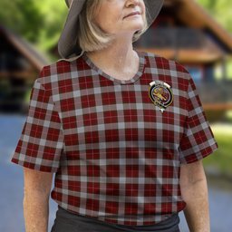 ScotsTee Shop Scottish MacFie Dress Clan Crest Tartan T Shirt for Family Tartan Matching Family T Shirts